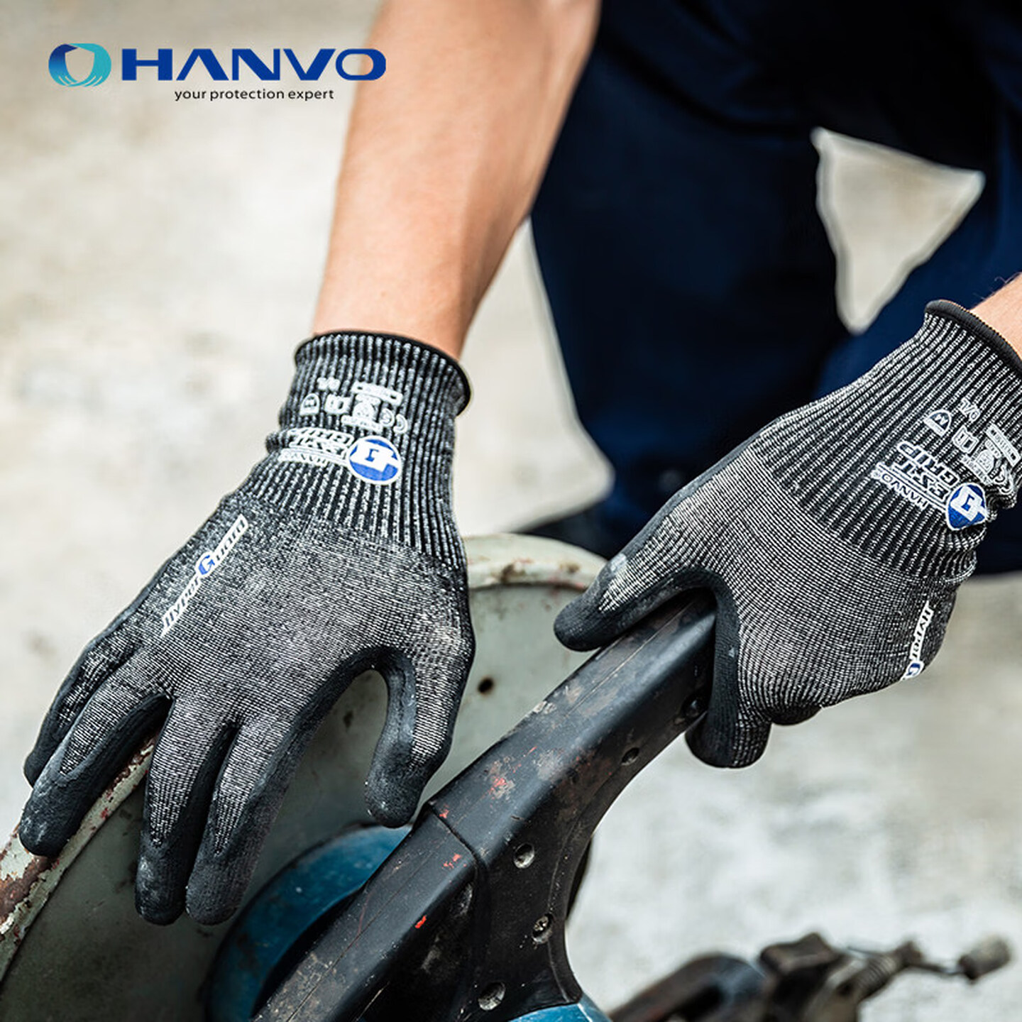 Work Glove Impact - Защитные рабочие перчатки 5-го уровня защиты