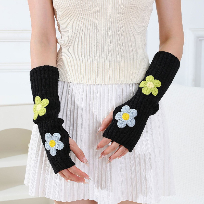 Аксессуары в стиле Y2k: нежно- – обзор и цена Fingerless Glove Knit